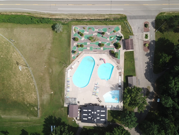 Overhead View Pools